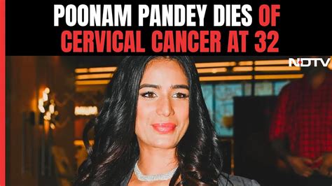 poonam padey|Poonam Pandey Dies Of Cervical Cancer At 32, Says Her Team